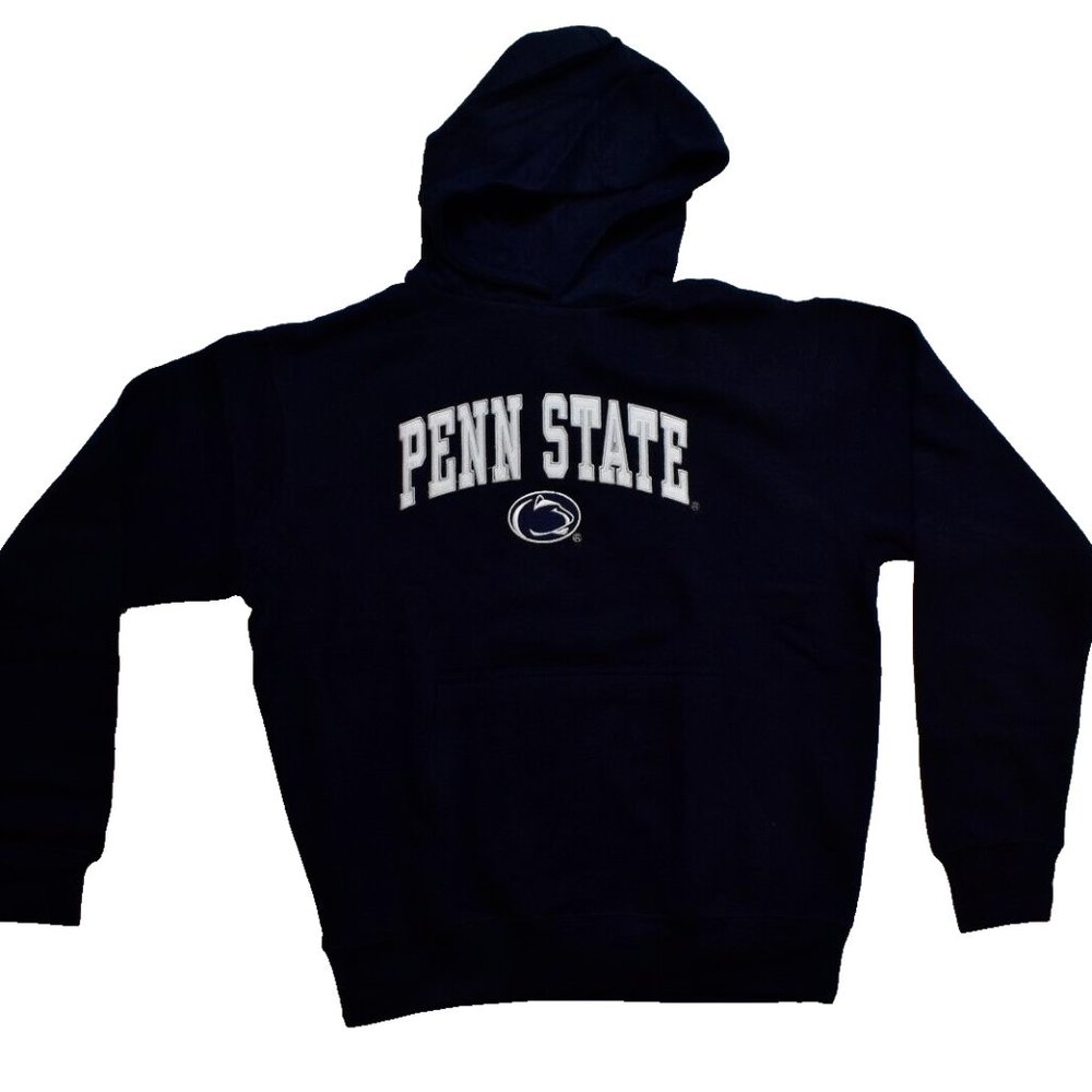 Old Varsity Brand Youth Boys Penn State Nittany Lions Navy Blue Hoodie New
